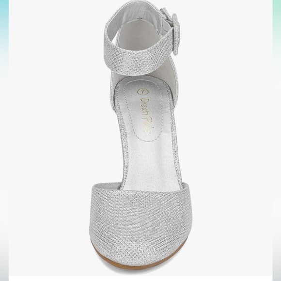 DREAM PAIRS Women's High Heel Closed Toe Chunky Wedding Pumps Shoes - Picture 2 of 6